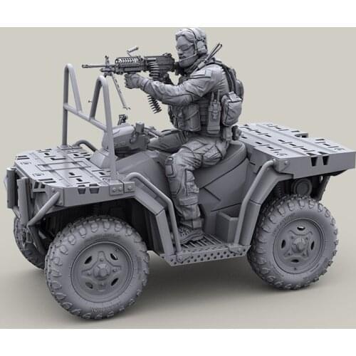 1:35 2013 U.S. Special Forces Locomotive Hand Resin Soldier Model 244