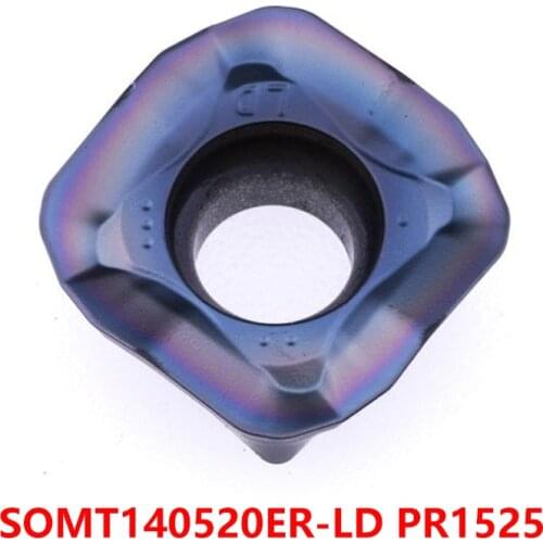 10pcs Original SOMT140520ER-LD PR1525 SOMT140520 SOMT 140520 ER-LD Lathe Cutter Turning Tools Carbide Inserts CNC