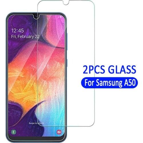 2pcs tempered glass for samsung galaxy a50 screen protector for samsung a 50 a50 protective film transparent screen protection