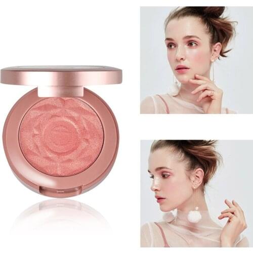 2021 New Monochromatic Repair Face Blush Natural Rosy Enhance Complexion Nude Makeup Rouge Cheek Blusher Powder Make Up