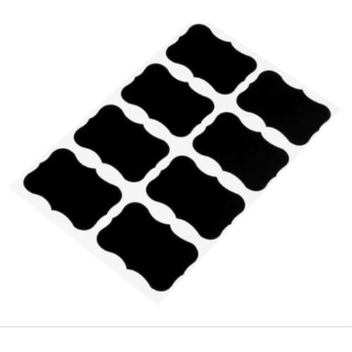 40Pcs Kitchen Accessories Blackboard Stickers Labels Liquid With Rewritable Spice Kitchen Jar Gadgets Chalk Salt Organizer T1O3