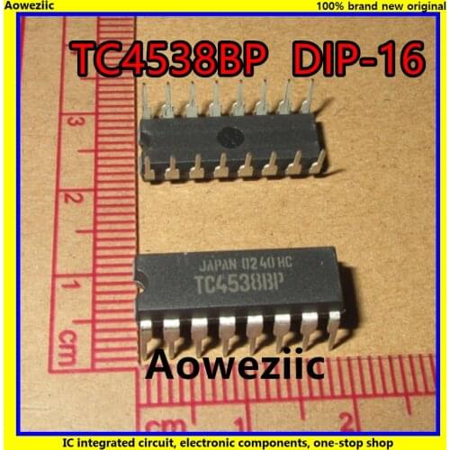 5Pcs/Lot TC4538BP TC4538 4538 DIP-16 Dual Precision Retriggerable/Resettable Monostable Multivibrator IC New Original Product