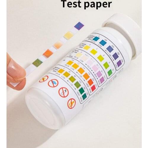 50pcs Multipurpose 5 in 1 Chlorine PH Test Strips SPA Swimming Pool Water Tester Paper Hardness Tool