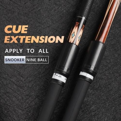 Pool Cue Extension Professional Snooker Extension 30cm Length PVC Material Easy Stable Convenient Extension Billiard Accessories