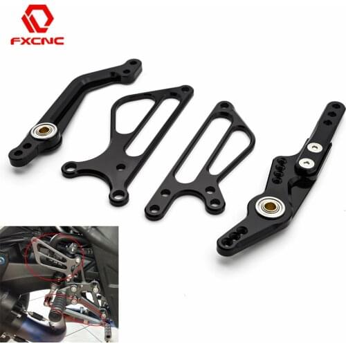 Aluminum Motorcycle Rearset Foot Peg Brake Gear Shift Shifter Lever + Wing For TRIUMPH DAYTONA 675R 2006-2016 675 2011-2013