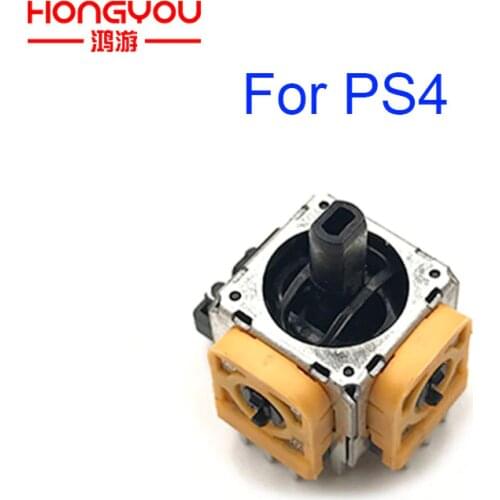 3D Rocker Analog Joystick Replacement Yellow for Sony PlayStation 4 PS4 DualShock 4 Wireless Controller Con