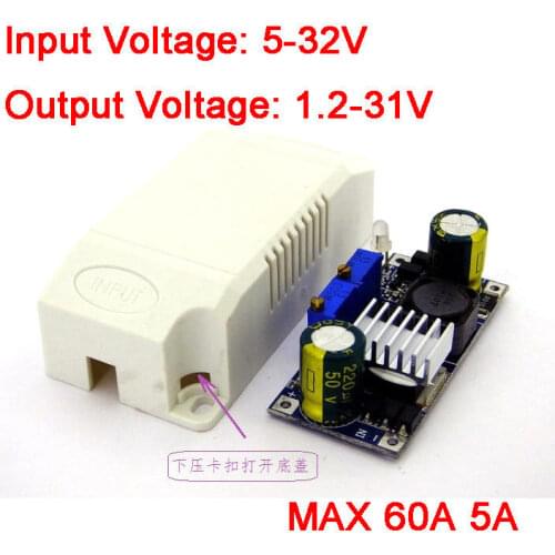 DC-DC Buck Converter 5A constant current 3V 5V 12V 24V Battery lithium charging LED Drive Solar Charge voltage Regulator Power