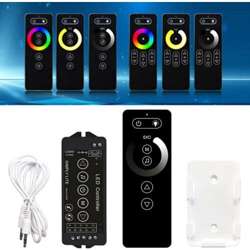 DC5-24V RGB RGBW Single Color 2.4G Wireless Dimming Controller Ultra-Thin Lithium Battery Set LED Lights With