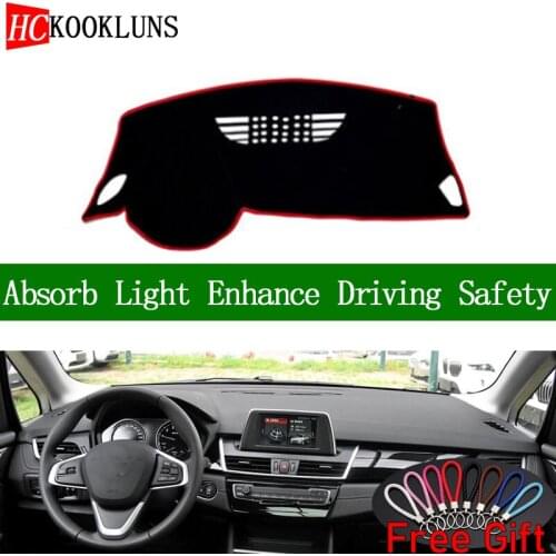 For BMW 2 series 2016 2017 2018 Dashboard Cover Sun Shade Dash Mat Pad Carpet Car Stickers Interior Accessories
