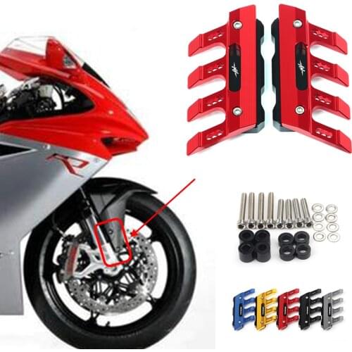 For MV Agusta F4 750 750S 1000R 1000 312 312RR 1078 F4R F4RR F4RC F4R312 Motorcycle Mudguard Side Protection Front Fender Slider