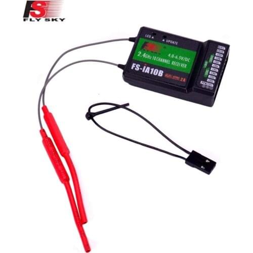 FlySky FS-iA10B 2.4G 10CH AFHDS Receiver For FS-i10 FS-i6 FS-i6X FS i6 Remote Control Transmitter FPV Racer Parts