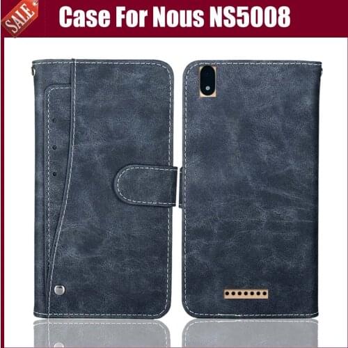 Hot Sale! Nous NS5008 Case High Quality Flip Leather Phone Case Protective Cover For Nous NS5008 Case With Card Slots