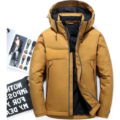 2020 Winter Jacket Mens Quality Thick Coat Snow Parka Male Warm Outwear Fashion Down Cotton Jacket Men