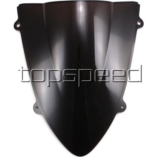 Motorcycle Windshield Windscreen For Kawasaki Ninja 250R EX250 ZX250R 2008-2012 2009 2010 2011 Black