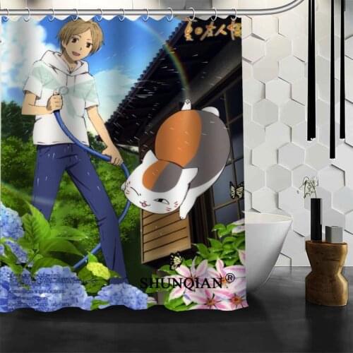 Best Nice Custom Natsume Yuujinchou Shower Curtain Bath Curtain Waterproof Fabric Bathroom Curtain MORE SIZE A6.1-126