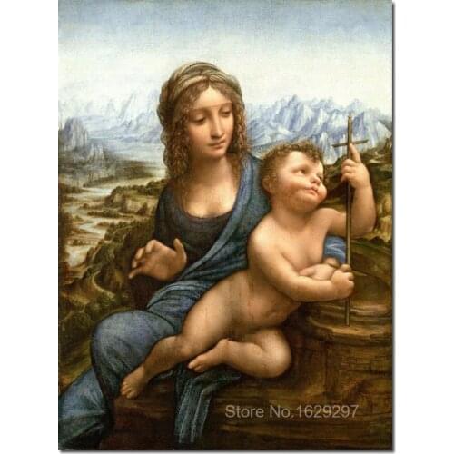 Madonna of the Yarnwinder Leonardo Da Vinci painting for sale Hand painted High quality