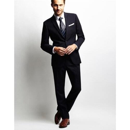 2020 Mens Business Suits Groomsmen/Best Man Wedding Suits 2 Piece (Jacket+Pant) Formal Occassion Wear Custom Made High Quality