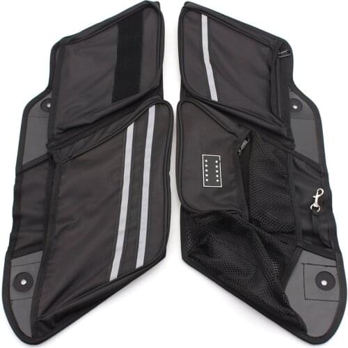 Motorcycle Hard Saddlebag Inner Wall Organizer Storage Bag Patch For Harley Road King Road Street Electra Road Glides 2014