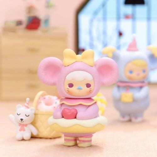 Original POPMART Bi Qi Little Fat Mouse Baby Series Blind Box Toy Figure Confirmed Style Cute Anime Character Gift Free Shipping
