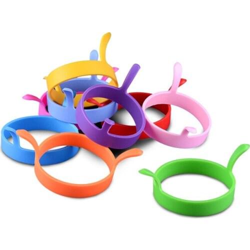 2PCS Silicone Egg Rings New Eggs Cooking Tools Breakfast Egg Pancake Molds Breakfast Egg Moulds Kitchen Accessories H429