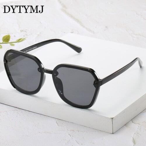 DYTYMJ Polygonal Sunglasses Woman High Quality Oversized Sunglasses for Women Vintage Gradient Sun Glasses Women Gafas De Sol
