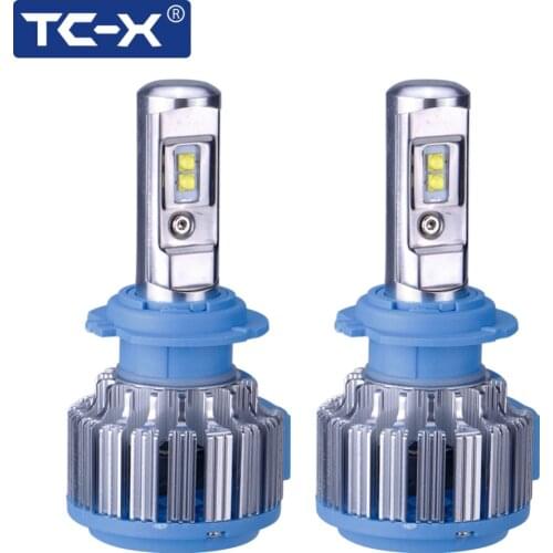 TC-X Top Brand Guaranteed LED Headlight Car Light H7 LED H1 H3 H11 9006/HB4 9005/HB3 H27/880 H4 High Low Beam 9007 9004 H13 9012