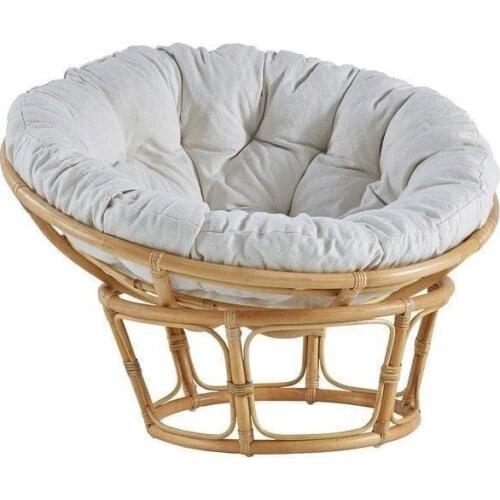 TT Ancient Fish Nordic Rattan Sofa Recliner Single Lazy Bone Chair Real Rattan Chair Leisure B & B Radar Chair