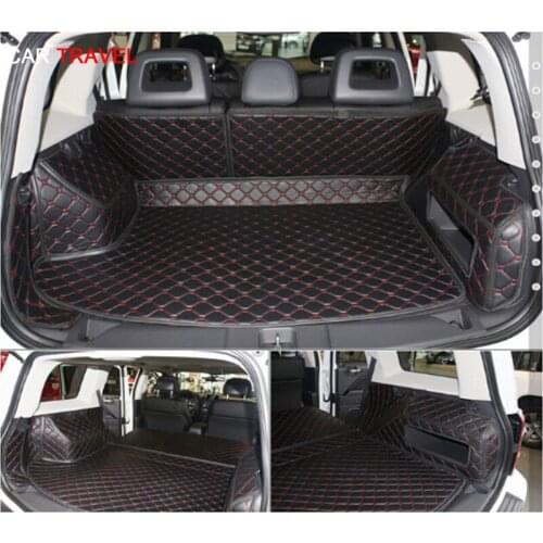 High quality mats! Full set car trunk mats for Jeep Patriot 2015-2008 waterproof cargo liner mat boot carpets for Patriot 2011