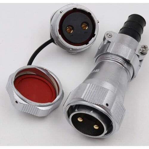 WEIPU WY28 TI+ZM Industrial Circular Waterproof Automotive Connector Metal Aviation Male Female Plug Socket Electronic Adapter