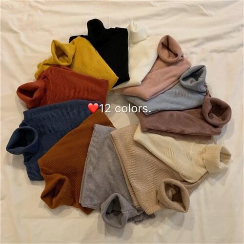 Autumn winter long sleeve pullover sweater women casual solid color turtleneck sweaters sexy wools tops clothes women 2019 new