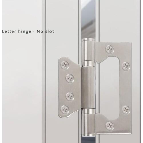1 piece mount 4 inch stainless steel 304 flat hinge mute bearing hinge thickened hinge hinge hinge hardware fittings
