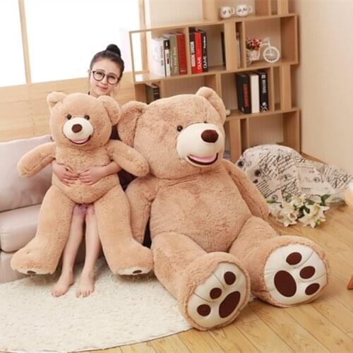 1pc Huge Size 100cm USA Giant Bear Skin Teddy Bear Hull Good Quality Wholesale Price Selling Toys Birthday Gifts For Girls Baby