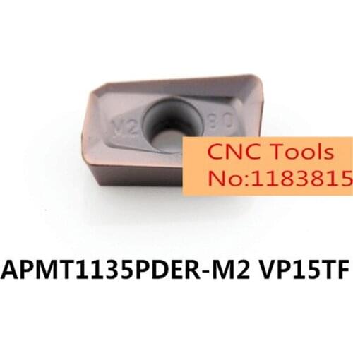 10PCS APMT1135PDER-M2 VP15TF/APMT1604PDER-M2 VP15TF,process General material use for milling cutter