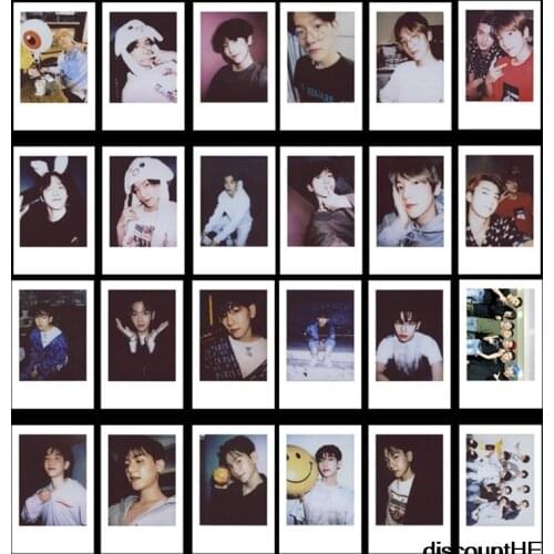 10Pcs/Set KPOP EXO Self Made Paper Lomo Card Photo Card Poster HD Photocard Fans Gift Collection