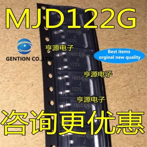30Pcs MJD122G 122G NPN TO-252 MJD122 in stock 100% new and original