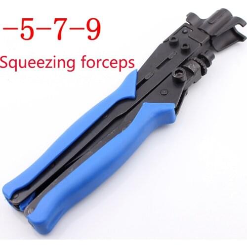 -5-7-9 Squeeze Clamp/RG6/RG11 Crimping Tool/Cable TV F Head Special Production Tool