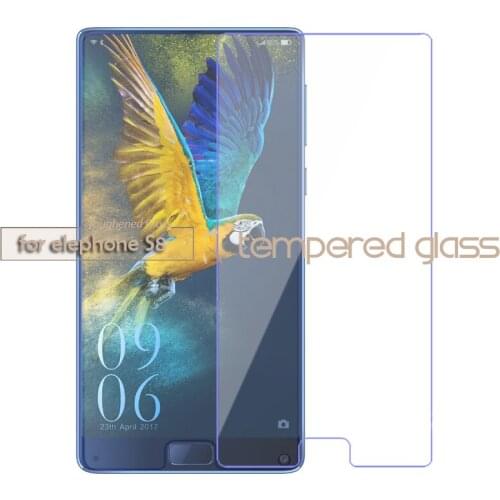 5pcs For Elephone S8 Tempered Glass Protector Film High Quality explosion proof 9H 2.5D protector screen in stock