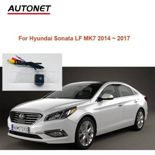 Autonet Rear view camera For Hyundai Sonata LF mk7 2014 2015~2017 night view backup camera/ license plate camera/AHD rear camera