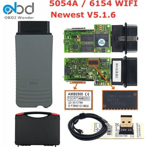 Original OKI 5054A 6154 ODIS 5.1.6 Full Chip Bluetooth AMB2300 OBD2 Auto Car Diagnostic Tool For VW/Audi/Skoda obd 2 Code Scan