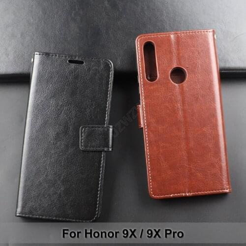 For Honor 9X / 9X Pro Flip Wallet PU Leather Case Cover