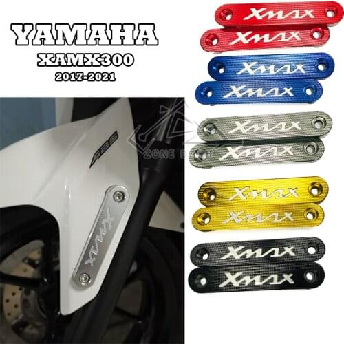 For Yamaha Xmax 250 300 XMAX300 X-MAX 250 300 2017 2018 X-MAX Motorcycle Accessories CNC Front Axle Coper Plate Decorative Cover