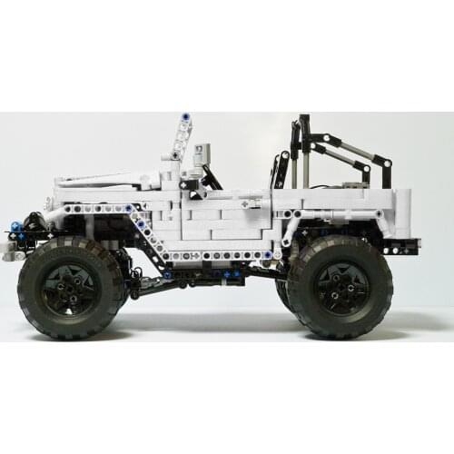 IpinMoc 4889 FJ40 Crawler RC Car Racing Remote Control Car RC Tracked Racer Building Blocks lepining Toys