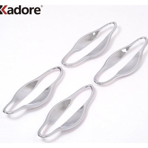 For Hyundai ix35 2010 2011 2012 2013 2014 ABS Chrome Door Handle Bowl Cover Trim Protection Sticker Car Exterior Accessories