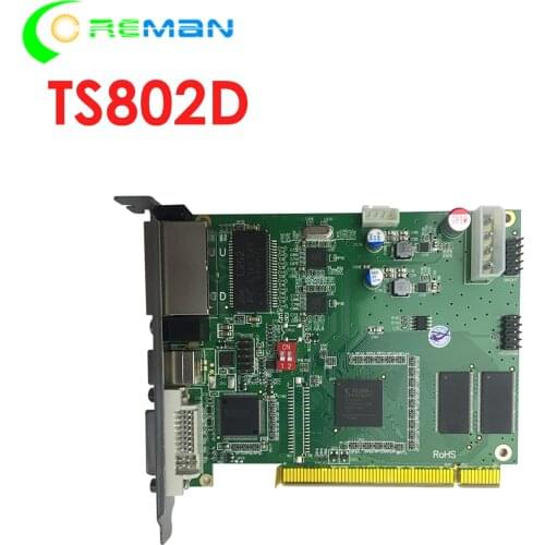 Good price DVI HDMI RGB Full color led display video wall controller Sending card Linsn TS802 TS802D TS921
