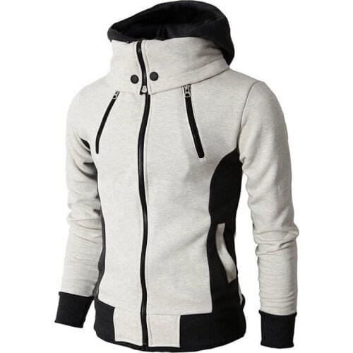 Mens Jacket Hooded Jacket Casual Zipper Sweatshirt Sportswear Fashion Mens Sports Jacket 2021 Spring and Autumn New Products