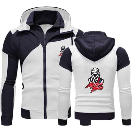 Mens New Africa Twin Crf 1000 L Crf1000 Print Sweatshirt Fleece Cotton Zip Harajuku Motorcycle Male Clothing Hoodies Jacket