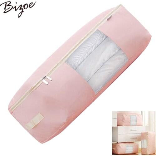 New Waterproof Oxford Duvet Bedding Clothing Pillows Storage bag Pouch Zip Handles Quilt Closet Divider Organizer