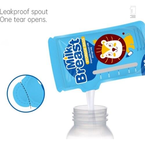 30pcs Breastmilk Storage Bags Pre-sterilized Freezing Bags Safe Feeding Baby Breast Milk Storage Bags Bebes Accesorios