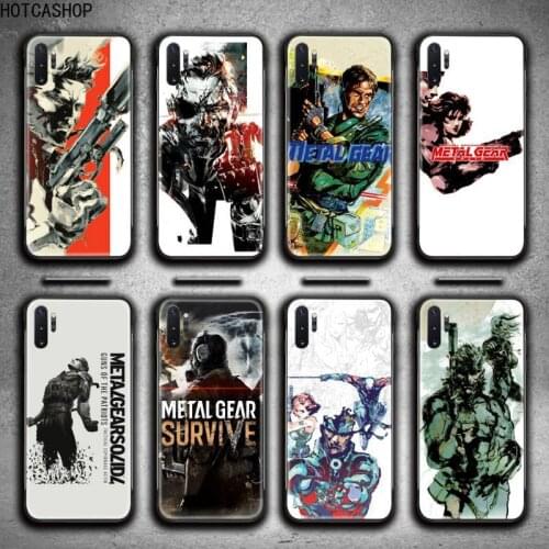 Hot game Metal Gear Phone Case For Samsung Galaxy Note20 ultra 7 8 9 10 Plus lite J7 J8 Plus 2018 Prime M21