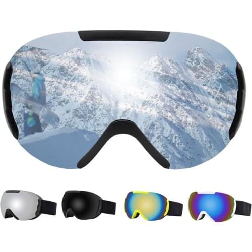 Spherical Double-layer Ski Protective Goggles UV Anti-fog Wind-proof Mask Glasses Mountaineering Ski Eyewear Equipment Supplies